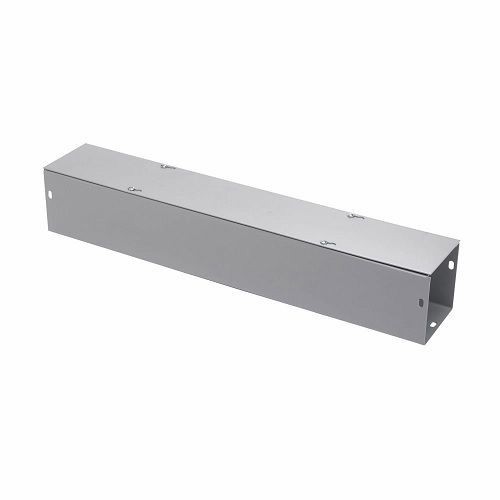 B-Line 8836 GGV NK Straight Section Through Hole Wireway, 36 in L x 8 in W x 8 in H, Screw Cover, Steel