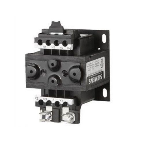 Siemens MT0075J Class MT Control Power Transformer, 208/230/460 VAC, 200/220/440 VAC, 240/480 VAC Primary, 24 x 115, 23 x 110, 25 x 120 VAC Secondary, 75 VA, 50 to 60 Hz, 1 Phase