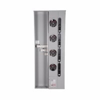1MP4206RPEATON 1MP4206RP Group Metering Meter Pack, 200 A Self-Contained Socket, Underground Feed, 120/240 VAC, 600 A Bus