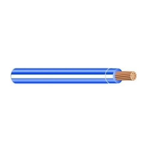 MTW16STRBE/WEMTW Wire, Stranded, 16 AWG, 1 Conductor, Copper, 600 Volts, 2500 ft, Blue/White Stripe