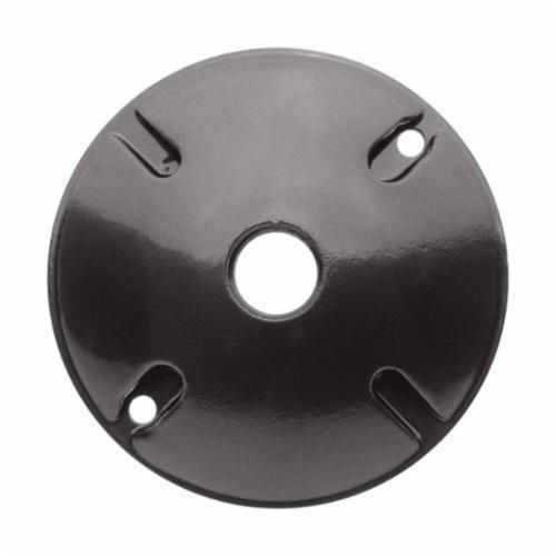 C100ARAB C100B 1-Hole Weatherproof Cover, 4-1/2 in Dia, Dia Cast Aluminum