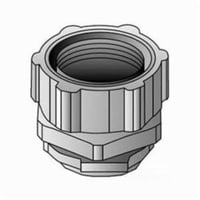 4Q-300TO-Z/Gedney 4Q-250T Concretetight Liquid Tight Oiltight Raintight Conduit Connector With Insulated Throat, 2-1/2 in Trade, Straight, Malleable Iron, Zinc Electroplated