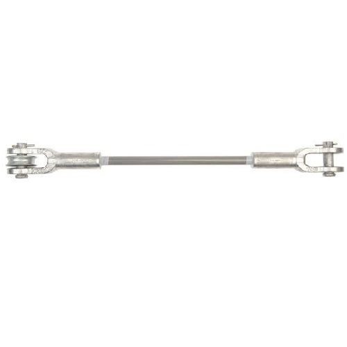 Hubbell, Guy Strain, Fiberglass, Gray, 16000 lb, 12 Inch Long