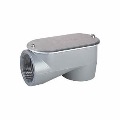 SLB-4Killark® SLB-4 Type LB Mogul Conduit Body With Cover and Gasket, 1-1/4 in Hub, Aluminum, Powder Coated