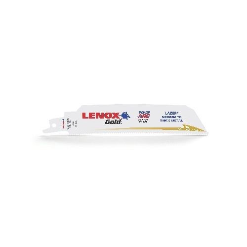 Lenox® Gold® 210946114GR Extreme Metal Reciprocating Saw Blade, 6 in L x 1 in W, 14 TPI, Bi-Metal Body