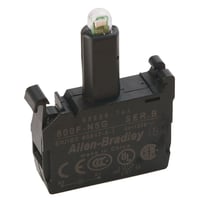 800F-N5GAllen-Bradley, 800F-N5G, Integrated LED, Latch Mount, 120V AC, Green LED