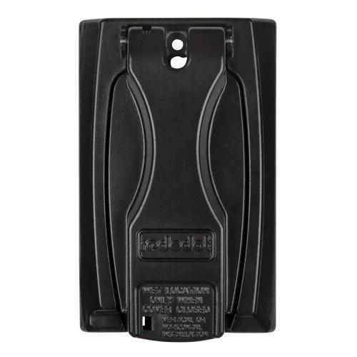 Red Dot® DCCU-BR Universal Flip-Lid Weatherproof Receptacle Cover, Die Cast Zinc