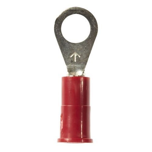 3M™ Scotchlok™ 051128-58732 Insulated Standard Ring Terminal, 22 to 18 AWG Conductor, 0.93 in L, Brazed Seam Barrel