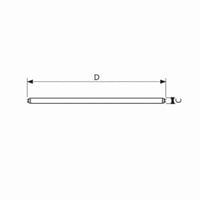 434043Philips ALTO® 434043 Fluorescent Lamp, 28 W, G13 Medium Bi-Pin, 2600 Lumens, 84 CRI, 5000 K, 48 in L
