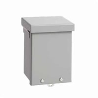 A8R64nVent HOFFMAN A12R106 A Style Body Wall Mount Enclosure With Knockouts, 12 in L x 10 in W x 6 in D, NEMA 3R NEMA, Steel