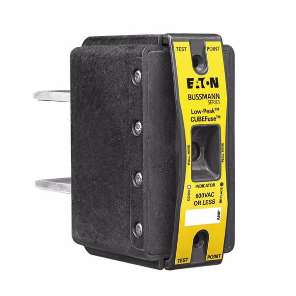TCF400EATON Bussmann® Low-Peak™ CUBEFuse™ TCF400 Indicating Time Delay Fuse, 400 A, 600 V, 200 kA Interrupt, Class: CF, Square Body