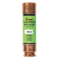 Bussmann® FRN-R-1-1/8 Current Limiting Time Delay Fuse, 1.8 A, 250 VAC/125 VDC, 200/20 kA Interrupt, Class RK5