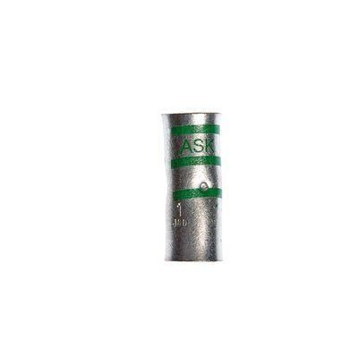 71000114353M™ MC2/0-12RX Non-Insulated Large Gauge Corrosion-Resistant Compression Lug Terminal, 2/0 AWG Copper Conductor, Die Code: 1/2 in, 1/2 in Stud, ETP Copper