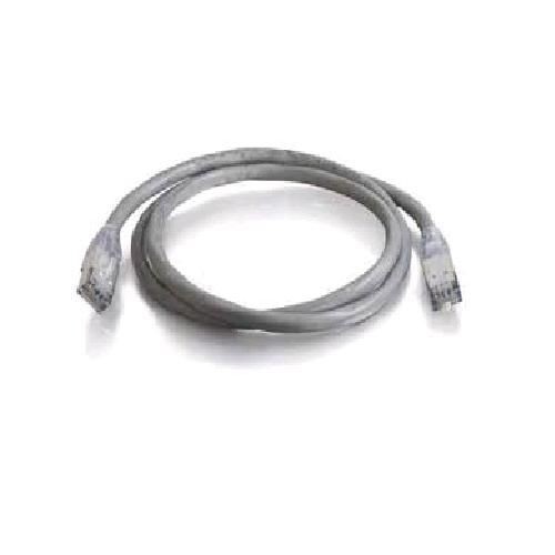 570-100-025Quiktron® 570-100-025 Value Booted Patch Cord, Cat 5e, 24 AWG Solid Copper Conductor, Male RJ45 Connector, 25 ft L Cord, Gray
