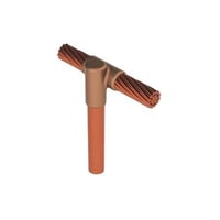 nVent ERICO CADWELD&reg; GTC152G Type GT Mold, Cable to Ground Rod Connection, Graphite