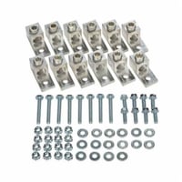 LK-2NSI LK-2 LK Series Mechanical Set Screw Transformer Lug Kit, For Use With Copper and Aluminum Cables, Aluminum