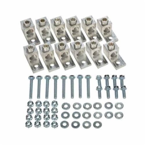 LK-2NSI LK-2 LK Series Mechanical Set Screw Transformer Lug Kit, For Use With Copper and Aluminum Cables, Aluminum