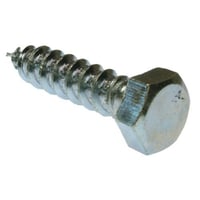 JBLS53Metallics JBLS28 Lag Bolt, 1/2 in, 2 in L Under Head, Steel, Zinc Chromate