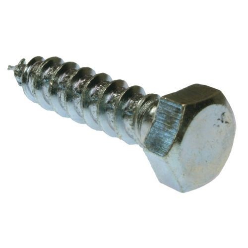 JBLS53Metallics JBLS28 Lag Bolt, 1/2 in, 2 in L Under Head, Steel, Zinc Chromate