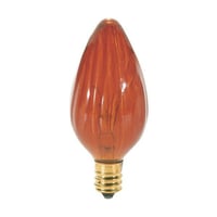 S3374SATCO® S3374 Decorative Dimmable Incandescent Lamp, 25 W, E12 Candelabra Incandescent Lamp, F10 Shape