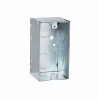 674RACO® 674 Handy Box, Steel, 16.5 cu-in, 1 Gang, 1 Outlet, 4 Knockouts