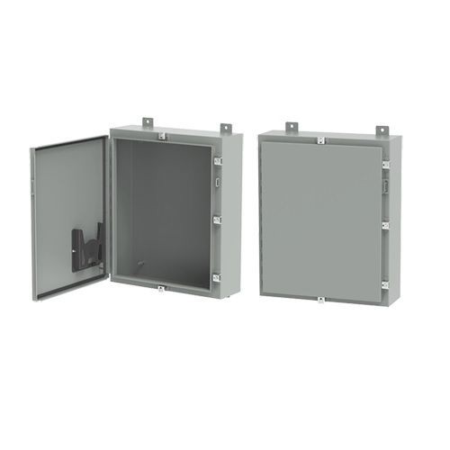 nVent HOFFMAN A60H36BLP A4 1-Door Enclosure, 60 in L x 36 in W x 8 in D, NEMA 4/IP66, Steel