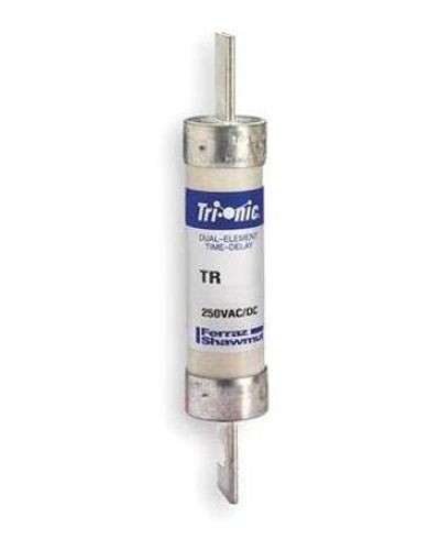 Mersen Tri-Onic® TR400R Current Limiting Low Voltage Time Delay Fuse, 400 A, 250 VAC/VDC, 200/20 kA Interrupt, RK5 Class, Cylindrical Body