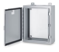 AB-24248NAustin Electrical Enclosures AB-24246N Single Door Enclosure, 24 in H x 24 in W x 6 in D, Continuous Hinged/Gasketed/Padlockable/HASP cover, NEMA 12 nema rating, Steel