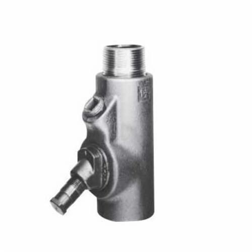 EYD66EATON Crouse-Hinds Condulet® EYD66 Conduit Sealing Fitting With Drain, 2 in MNPT x 2 in FNPT, For Use With Conduit System, Copper-Free Aluminum, Natural