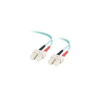Quiktron® 810-LL2-033 Value Duplex Multi-Mode Fiber Jumper Cable, 10 Fiber, 62.5 um Core, 10 m L, Orange