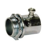 14889MORRIS 14887 Set Screw Connector, 3 in Trade, For Use With EMT/IMC/Rigid Conduit, Steel