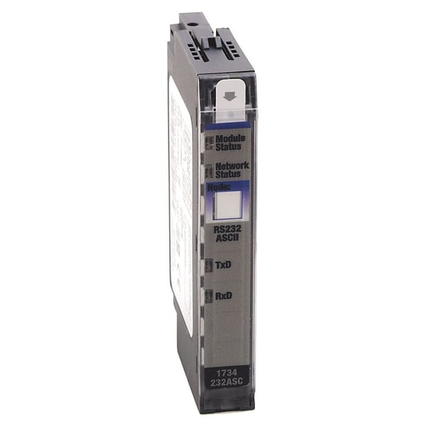 1734-485ASCAllen-Bradley 1734-485ASC Interface Module, POINT I/O, ASCII Input, 1 Channel, Full Duplex, RS-422 or RS-485, Open Style, DIN Mounted