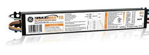 GE UltraMax™ GE332MAXPN/ULTRA High Efficiency Electronic Ballast, T8 Fluorescent Lamp, 32 W Lamp, 120 to 277 VAC, Instant, 0.87 Ballast Factor