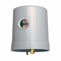 Intermatic® K1222 Locking Thermal Photocontrol, 210 to 240 VAC, 1800 W Tungsten, 1800 VA Ballast, Twist-Lock Mount, Polycarbonate