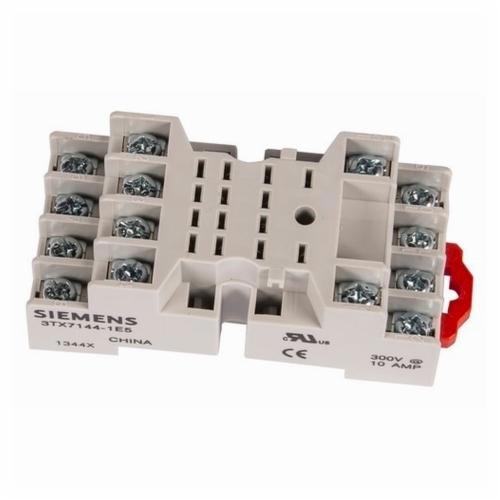 3TX7144-1E5SIRIUS 3TX7144-1E5 Plug-In Relay Socket, For Use With 3TX71 Series Plug-In Relay, 14 Pin