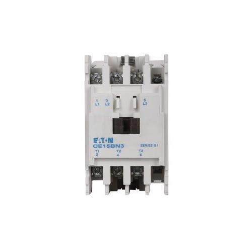 EATON CE15BNS3AB Freedom Non-Reversing IEC Contactor, 110/120 VAC V Coil, 10 A, 1NO Contact, 3 Poles
