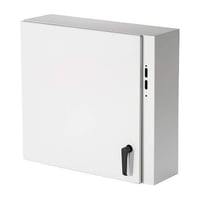 Rittal 8017589 WM Series Compact Enclosure, 975 mm W x 300 mm D, NEMA 4/IP66, Stainless Steel
