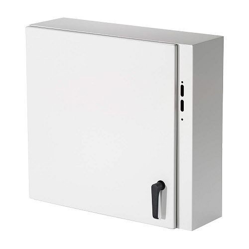 Rittal 8017589 WM Series Compact Enclosure, 975 mm W x 300 mm D, NEMA 4/IP66, Stainless Steel