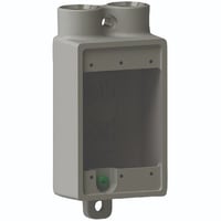 Killark® FSS-1 F Series Type FSS Shallow Cast Device Box, Copper-Free Aluminum, 18 cu-in Capacity, 1 Gangs, 1 Outlets, 5-1/2 in H x 2-7/8 in W x 2 in D