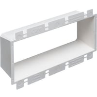 Arlington BE4 Box Extender, 4 Gangs, 4.188 in L x 7.749 in W, Plastic