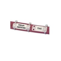Panduit® MP350-M Harness Identification Miniature Cross Section Marker Plate, 3-1/2 in OAL, Cable Tie Mount, Nylon 6.6, White