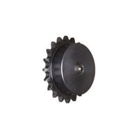 1128362Browning® 1128362 Single Strand Finished Bore Type 1 Roller Chain Sprocket With Hardened Teeth and Keyway, 1 in Dia Bore, 3.46 in OD, #40 Chain, 20 Teeth, 1/2 in Pitch, Steel
