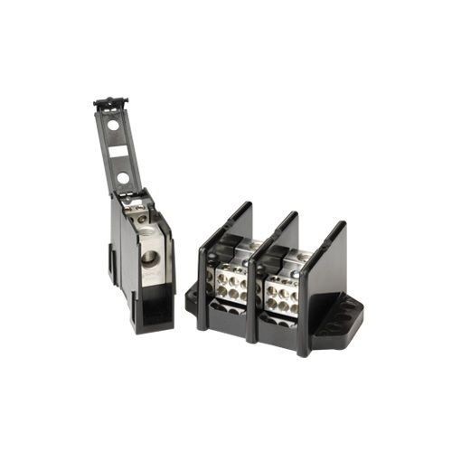 Littelfuse® POWR-GARD® POWR-BLOKS™ LFD5579-3 LD Series Splicer Terminal Power Distribution Block, 600 VAC, 380 A, 3 Poles, 4 AWG to 500 kcmil Wire, Thermoplastic