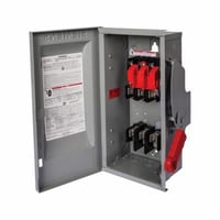 HNF364RSiemens HNF363R Type VBII Enclosed Heavy Duty Low Voltage Non-Fusible Single Throw Safety Switch, 600 VAC, 100 A, 100 hp, TPST Contact, 3 Poles