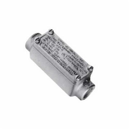 OELL1Crouse-Hinds Condulet® OELR3 SA OE Series Conduit Outlet Body With Cover, LR Body, 1 in Hub, Copper-Free Aluminum