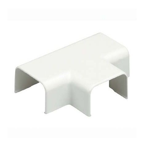 Panduit® Pan-Way™ TF5EI-E Low Voltage Tee Fitting, For Use With Pan-Way® LD5 Series Surface Raceway System, Rigid PVC, Electric Ivory