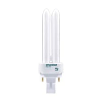 Sylvania DULUX® D ECOLOGIC® CF18DD/835/ECO/21110 Double Tube Compact Fluorescent Lamp, 18 W, G24d-2 Bi-Pin CFL Lamp, T4X2 Shape, 1150 Lumens