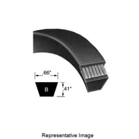 B97Bando Power King® B97 Multi V-Belt, 100 in, 98.8 in, 0.41 in THK, 0.66 in W Top, Rubber