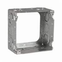 207RACO® 207 Square Box Extension Ring, 4 in L x 4 in W x 2.19 in D, Steel