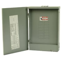 EATON CH24L3125R 3-Phase Standard Main Lug Loadcenter, 208Y/120 VAC, 240 VAC, 125 A, 24 Poles, 35 kA Interrupt